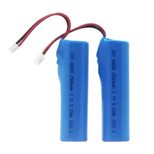 BIS certification UN38.3 certification rechargeable 18650 2500mAh 9.25Wh Lithium Ion battery