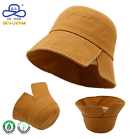 Chapeaux de soleil en coton doux patchwork couleur unie pour femmes, avec étiquette personnalisée, pour usage quotidien décontracté et plage