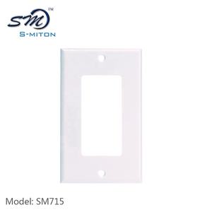 ネットワークイーサネットウォールソケットRJ45RJ11キーストーンジャックフェイスプレート - Product Image 5