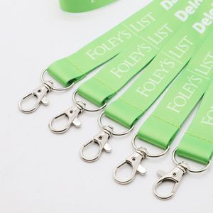 Promotional Corporate Staff Id Card Holder Neck Strap Custom Heat Transfer Polyester Lanyard - Product Image 2
