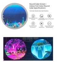 Boîte à lumière circulaire LED personnalisable pour affichage extérieur, publicité pour devanture de magasin