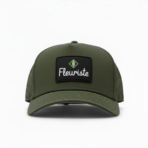 หมวกเบสบอลแบบ 5 แผง กันน้ำ แห้งเร็ว ระบายอากาศได้ดี ปรับขนาดได้  พร้อมโลโก้ยางแบบคลาสสิกสั่งทำพิเศษจากโรงงาน (OEM) - Product Image 1