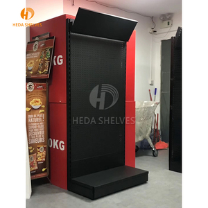 Tùy chỉnh cửa hàng bán lẻ xoay đôi hai mặt pegboard hiển thị đứng, <span class=keywords><strong>peg</strong></span> móc hiển thị truy cập, bảng đầu hiển thị giá - Product Image 2