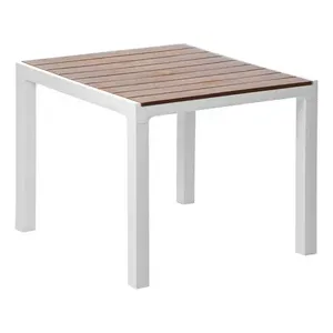 Comedor esterno 4 Puestos Para Jardin Tipo Madera Mq Estructura Caramelo - Product Image 4