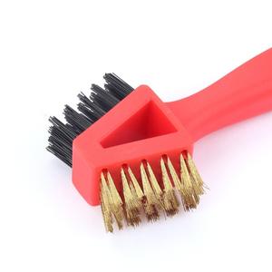 Cepillo de limpieza multifuncional para estufas, cepillo de cocina de doble cabezal con alambre de cobre y alambre de acero para rincones de difícil acceso. - Product Image 1