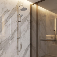 Système de douche mural moderne pour salles de bain d'hôtel, installation facile, séparateur d'eau en plastique, douche trois fonctions
