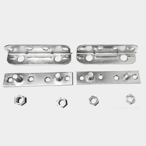 Accessoires de lit, supports d'angle 110 mm en fer plaqué, connecteur durable pour meubles de bureau - Product Image 3