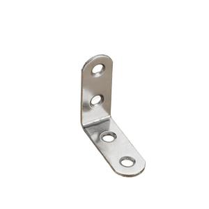 Support d'angle en acier inoxydable en forme de L, connecteur de meuble à 90 degrés, durable pour meubles en bois - Product Image 1