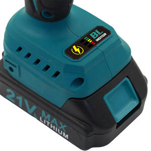 Batería de litio de 21V Max para taladro sin escobillas, herramienta eléctrica recargable con función de avance y retroceso. - Product Image 1