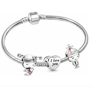 Ove You-Pulseras a juego para mejores amigos, pulsera <span class=keywords><strong>de</strong></span> <span class=keywords><strong>la</strong></span> <span class=keywords><strong>amistad</strong></span> para niña <span class=keywords><strong>y</strong></span> niño - Product Image 2