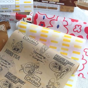 Emballage pour sandwichs et hamburgers, papier sulfurisé anti-graisse, impression de logo personnalisé, qualité alimentaire - Product Image 5