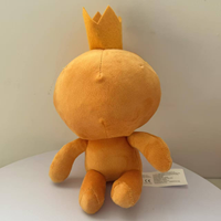 Boneka Babi Plastik Merah Bergaya Gambar Kartun Lucu dengan Kain Plush Lembut, Hadiah Ulang Tahun Bayi, Isi Kapas PP