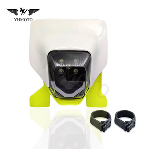 Para Husqvarn FE TE 701 250 350 450 501 Motor Supermoto Dirt Bike Piezas de motocicleta faro LED faro delantero - Product Image 2