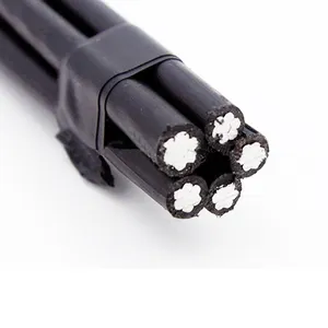 Overhead Electric Cable ABC Cable Aerial Bundled Cable NFC 33209 Neutral Conductor Phase Conductor and Lighting Wire