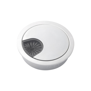 Hợp kim kẽm bàn bảng nhựa cáp lỗ Bìa 60mm PC máy tính bàn tròn dây gọn gàng <span class=keywords><strong>Grommet</strong></span> Cáp tổ chức nội thất văn phòng - Product Image 3