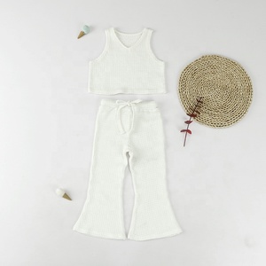 Produttore con Anni di Esperienza, Vendita all'Ingrosso di Completi per Bambini, Set di <span class=keywords><strong>Abbigliamento</strong></span> Senza Maniche per Bambine, Completi Traspiranti per Bambini - Product Image 5