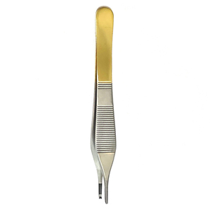 Pinces à pansements et à tissus standard 14 cm en acier inoxydable de haute qualité, pinces chirurgicales de dissection - Product Image 2