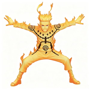 Statua Collezionabile in PVC <span class=keywords><strong>di</strong></span> Uzumaki Chakra da <span class=keywords><strong>Shippuden</strong></span>, dal Popolare Anime Ninja, con Confezione Originale per i Fan - Product Image 5
