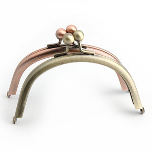 מתכת יוקרה מסגרות ארנק קשיח מלבן מסגרת אבזם ארנק מטבעות בעבודת יד צינור ארנק אלומיניום מסגרת מצמד DIY ידית תיק - Product Image 5