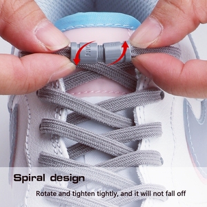 Pas de lacets de cravate lacets de chaussures élastiques plats avec des <span class=keywords><strong>Capsules</strong></span> colorées pour les enfants et les baskets adultes lacet de chaussures imprimé de couleur - Product Image 4