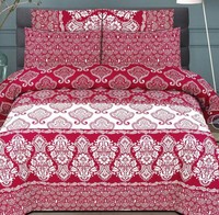 Draps de Lit de Luxe pour Hôtels, 4 Pièces, en Gros, en Fibre 100% Polyester