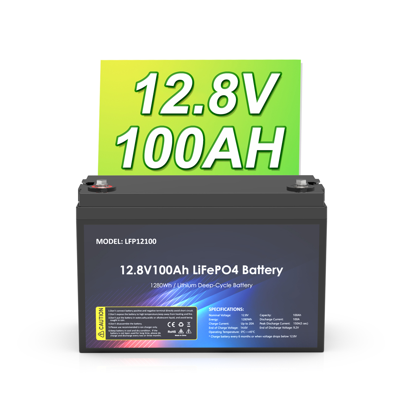 EU Stock Lifepo4 100ah 12,8 v аккумулятор 12v 50ah 100ah 200ah 280ah 300ah 400ah литиевый Железный Lifepo4 аккумулятор с Bms