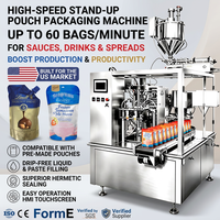 Machine d'emballage automatique pour sachets de sauces et de boissons (USA) – Idéale pour la pâte à tartiner aux noisettes, le miel et les gels énergétiques