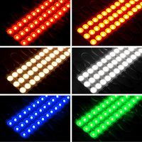 Module d'Injection LED Mince à Rétroéclairage Coloré SMD 2835 3 LED, 24V 12V 1.5W, Lumière Bande LED Numérique Super Lumineuse pour Voiture