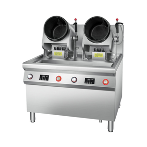 Máquina de Cocina Automática de Acero Inoxidable Personalizada SEMIKRON, Robot para Arroz Frito, <span class=keywords><strong>Wok</strong></span> Eléctrico Inteligente a Gas, 3000-5000W - Product Image 1