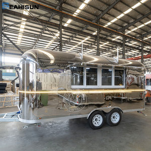 Thép không gỉ di động thực phẩm Trailer cho thực phẩm ăn nhẹ Hamburger & Pizza Maker với Ice Cream cho thực phẩm xe tải & sử dụng thương mại - Product Image 6