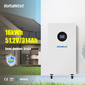 Batterie au lithium LFP VoltaNest Split Mobile 51,2 V 314 Ah 16 kWh de qualité A, système solaire hybride réseau 5-10 kW, stockage d'énergie domestique BMS - Product Image 1