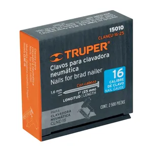 SCATOLA 1 Confezione con 2500 chiodi calibro 16, 25 mm per CLNE-16, TRUPER - Product Image 3