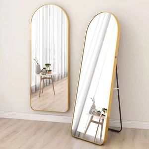 Full Length Floor <b>Mirror</b> Metal <b>Framed</b> Nordic Style Dressing <b>Mirror</b> For Home Bedroom Living Room Dormitory - Product Image 4