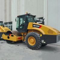 Compacteur routier à tambour unique de 14 tonnes XS143J, rouleau compresseur à haute pression XS143, en promotion à prix avantageux