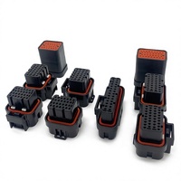 Connecteur automobile rectangulaire mâle/femelle 26/34 broches IP68 3-1437290-7 / 4-1437290-0, prise de faisceau de câblage 6437288-Pin Socket Made