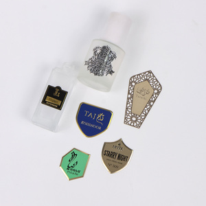 High Brightness Special Cut Metal Plates Custom Spin Grain Aluminum <b>Labels</b> for Computer Peripheral Branding - Product Image 6