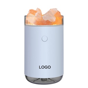 Diffuseur d'huiles essentielles en sel de cristal de l'Himalaya, diffuseur d'aromathérapie, humidificateur, LED rechargeable, ultrasonique, humidificateur d'air LED - Product Image 4