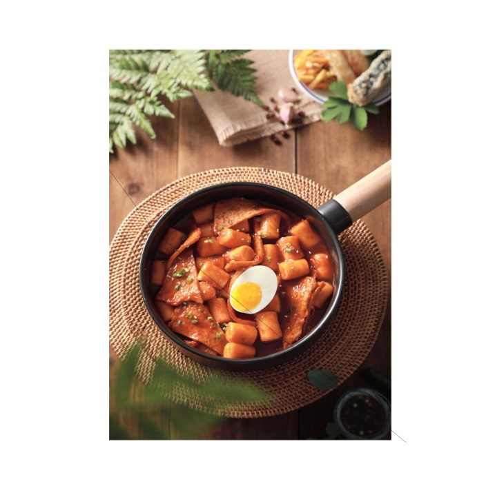 (GREED FOOD) Korean Rice Cake Tteokbokki Sweet and Spicy Flavor Instant Konjac Food Tofu Diet Vegan Food Flavor