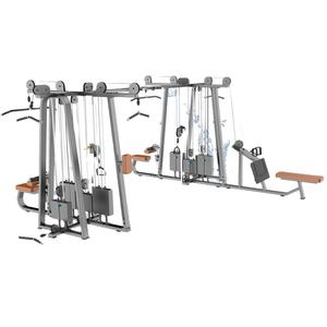 Adjustable Workout Doorway Land Fitness Equipment MND-F64 8 Multi Station Fitness Equipment Set