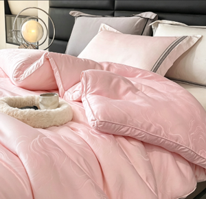 Couette de luxe en duvet de canard blanc doux, écologique, jacquard intégral, épaisse et chaude, pour lit Queen, idéale pour la maison - Product Image 2
