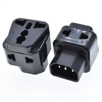 Adaptador de Enchufe Universal Two One Industrial 10A PDU, Enchufe IEC320 C14, Convertidor de Enchufe Eléctrico, CE RoHS para 110-250V