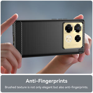 เคสคาร์บอนไฟเบอร์ลดราคา สำหรับโทรศัพท์มือถือ Infinix Note 40 เคสกันกระแทก ฝาหลัง สำหรับ Infinix Note 40 Pro 4G - Product Image 5