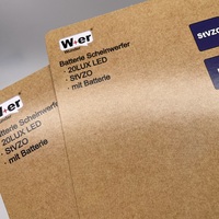Dernière conception FSC personnalisé imprimé support lumière LED couleur impression Blister papier carte d'emballage