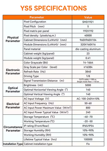 Module LED DC P5 à fréquence de rafraîchissement de 3840 Hz, 320*160 mm, pour écran de tribune de stade, utilisation en extérieur, centre commercial et écoles - Product Image 3