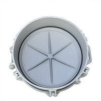 Tutup Manhole Paduan Aluminium Tangki Penyimpanan Cairan Dengan Gagang Pembuka Enam Cakar