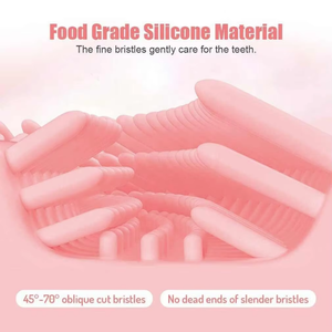 Brosse à dents sonique pour bébé en silicone, brosse à dents automatique pour enfants à 360 degrés, rechargeable par USB, en forme de U, brosse à dents intelligente pour enfants - Product Image 3