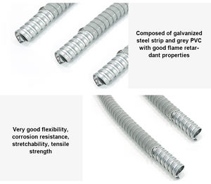 Fufa 20มม. 304/316สแตนเลสป้องกันลวดลูกฟูกท่อเหล็กที่มีความยืดหยุ่นสำหรับการก่อสร้างและเครื่องจักรอุตสาหกรรม - Product Image 4