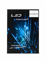 Kit de phares LED professionnels 100W 10000LM, puce à six cœurs 3570 stable 70W avec driver externe, compatible Canbus pour H4 H7 H11 9005