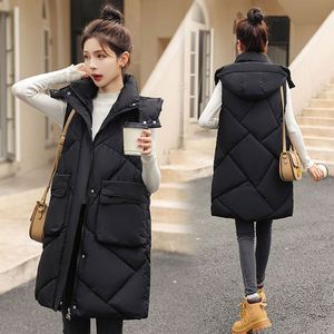 Manteaux bouffants d'hiver de style coréen japonais pour femmes Manteau en duvet rembourré à capuche avec ceinture fine Veste en duvet d'oie pour femmes du <span class=keywords><strong>Canada</strong></span> - Product Image 4