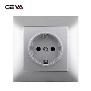 Prise murale industrielle GEYA avec logo personnalisé, 86*86mm, en matériau PC, 1 gang, mise à la terre, prise SCHUKO, norme européenne, <span class=keywords><strong>16A</strong></span>, 250V, pour hôpital - Product Image 1